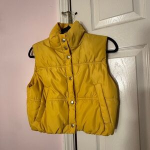 H&M Yellow Puffer Vest